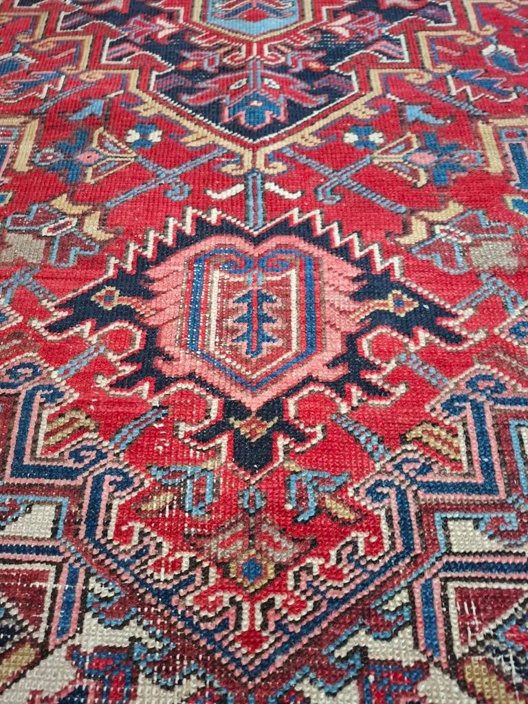 Antiek Perzische tapijt Heriz., Ophalen, 200 cm of meer, Zo goed als nieuw, 200 cm of meer