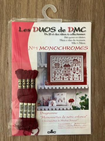 DMC borduurpatroon met strengen garen No. 1 Monochromes beschikbaar voor biedingen