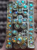 One size bohemian ring, 2de helft, Sieraden, Tassen en Uiterlijk, Ringen, Gebruikt, Ophalen of Verzenden, Dame, Zilver