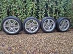 17" Mercedes AMG velgen + zomerbanden (W204), Auto-onderdelen, Banden en Velgen, Gebruikt, Banden en Velgen, 17 inch, Ophalen of Verzenden