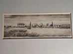 Lithografie ingelijst, Friesland., Ophalen of Verzenden
