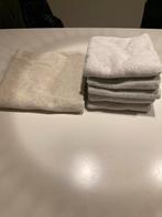 Bad handdoeken 6 stuks wit: gebruikt, Huis en Inrichting, Badkamer | Badtextiel en Accessoires, Gebruikt, Ophalen of Verzenden