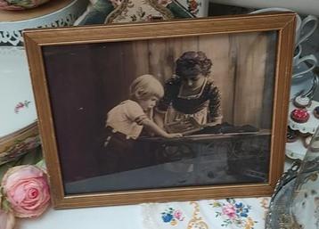 Vintage prentje beschikbaar voor biedingen
