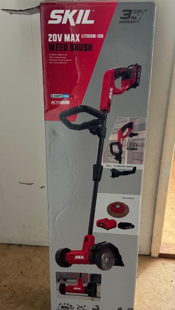 SKIL 20V onkruidverwijderaar Weedbuster+2,0Ah accu+snellader, Tuin en Terras, Hand-tuingereedschap, Nieuw, Overige soorten, Ophalen of Verzenden
