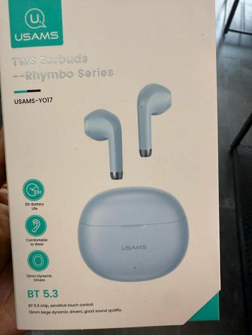 USAMS TWS Earbuds Rhymbo Series - Nieuw beschikbaar voor biedingen