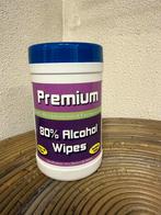 Premium 80% alcohol wipes, Ophalen of Verzenden