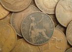 Verenigd Koninkrijk lot met 225 oude pennies, Ophalen of Verzenden, Overige landen