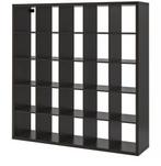 Ikea Kallax Kast - Zwartbruin - 182x182cm, Ophalen, 150 tot 200 cm, Zo goed als nieuw, 25 tot 50 cm