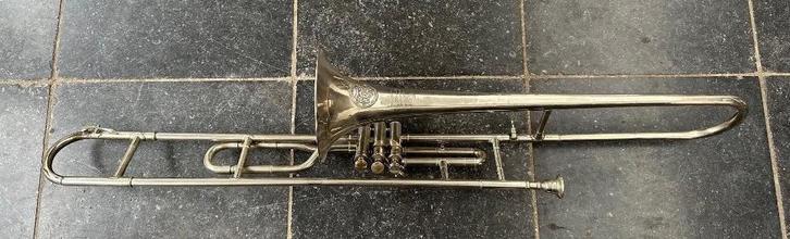 Trombone, Muziek en Instrumenten, Blaasinstrumenten | Trombones, Gebruikt, Overige typen, Ophalen of Verzenden