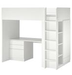 Smastad Ikea Hoogslaper met Bureau - Nette Staat!, Huis en Inrichting, Slaapkamer | Stapelbedden en Hoogslapers, Ophalen, Eenpersoons