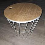 Bijzettafel draadstaal, Ophalen, Minder dan 45 cm, Minder dan 55 cm, Rond
