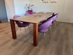 Lange houten tafel, Ophalen, Gebruikt, 200 cm of meer, 50 tot 100 cm
