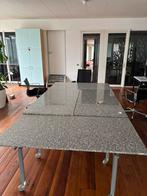 Graniet bureaus (designer), Huis en Inrichting, Bureaus, Ophalen, Met wielen, Gebruikt, Bureau