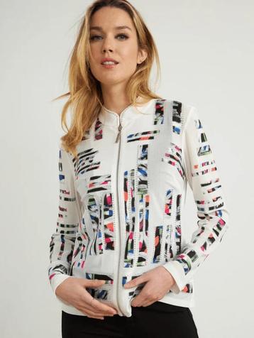 Ribkoff luxe pittig jack kleurrijke print met glittertje 38 beschikbaar voor biedingen