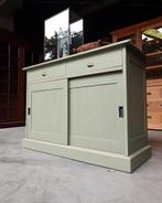 Groen dressoir | Teak TV-meubel | TV Kast | Bureau #2089