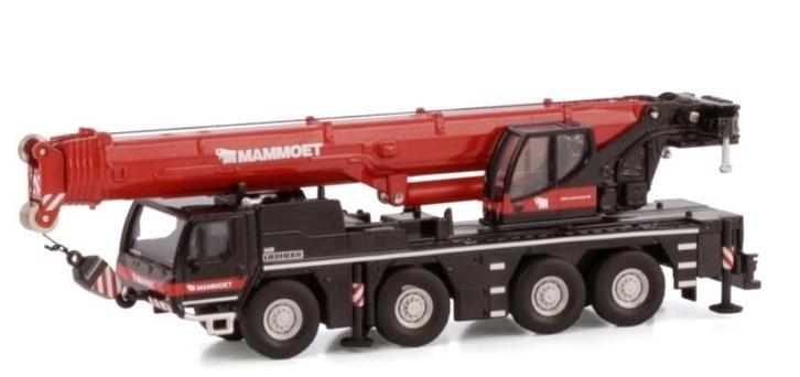 WSI LIEBHERR LTM 1120-4.1 - MAMMOET 1:87, Hobby en Vrije tijd, Modelauto's | 1:87, Nieuw, Hijskraan, Tractor of Landbouw, Overige merken