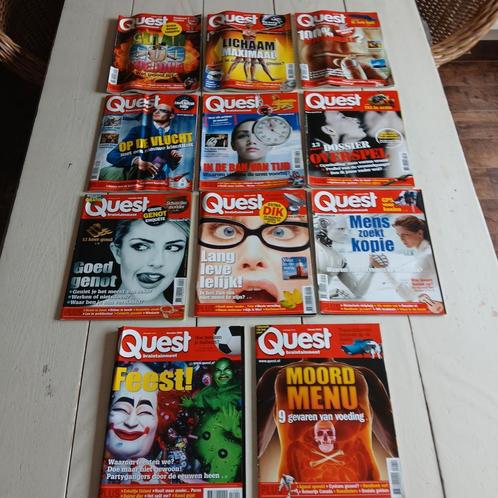 11x Quest braintainment magazine tijdschrift prijs per stuk!, Boeken, Tijdschriften en Kranten, Gelezen, Wetenschap en Natuur