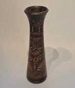 Vintage Bewerkte Houten Vaas, Antiek en Kunst, Antiek | Vazen, Ophalen of Verzenden