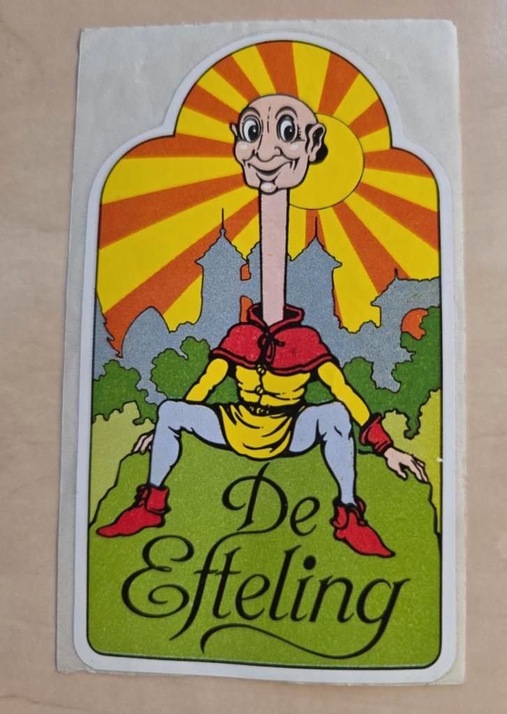 191) ORIGINELE STICKER DE EFTELING KAATSHEUVEL, Verzamelen, Efteling, Zo goed als nieuw, Overige typen, Ophalen of Verzenden