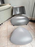 Leolux Pallone+ hocker, Ophalen, Zo goed als nieuw, 75 tot 100 cm, Leer