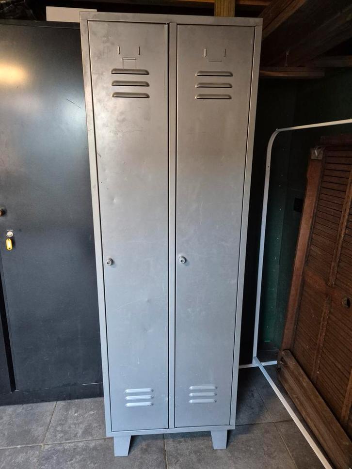 Metalen Locker Kast, Huis en Inrichting, Kasten | Lockerkasten, Gebruikt, Ophalen