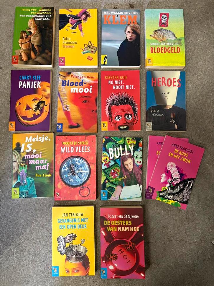 15 boeken Lijsters, Boeken, Kinderboeken | Jeugd | 13 jaar en ouder, Gelezen, Fictie, Ophalen of Verzenden
