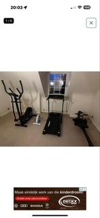 Fitnessapparatuur: Loopband, Crosstrainer, Roeitrainer, Ophalen, Gebruikt, Metaal, Loopband