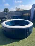 Intex Jacuzzi Grijs - Zo Goed Als Nieuw!, Tuin en Terras, Bubbelbaden en Hottubs, Ophalen, Zo goed als nieuw, Afdekzeil, Opblaasbaar