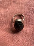 Zilveren ring met lava steen, Ophalen of Verzenden, Gebruikt, Zilver, Overige merken