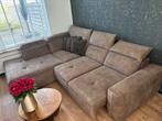 Luxe elektrische Hoekbank, Huis en Inrichting, Banken | Bankstellen, Ophalen, Overige materialen, Hoekbank, Zo goed als nieuw