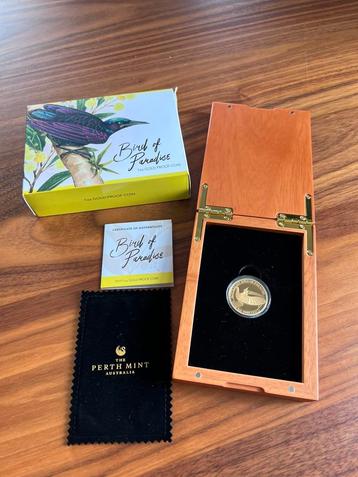 Proof Gouden Bird of Paradise 1 oz 2019 Gelimiteerde Uitgave beschikbaar voor biedingen