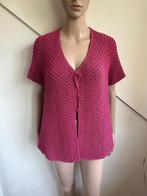 Gerry Weber open vest korte mouwen roze maat 46, Kleding | Dames, Maat 46/48 (XL) of groter, Ophalen of Verzenden, Zo goed als nieuw