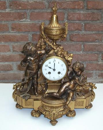 Grote Italiaanse Pendule, met Frans uurwerk uit 1835 beschikbaar voor biedingen