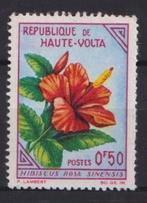 Opper-Volta Bloemen Hibiscus, Ophalen of Verzenden, Overige landen, Postfris