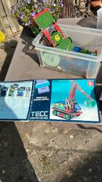 Mecano constructie speelgoed en trekker en treinwagons, Ophalen of Verzenden, Gebruikt, Overige merken