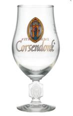 2 Corsendonk Bierkelken 33 cl., Ophalen of Verzenden, Zo goed als nieuw, Glas of Glazen, Overige merken