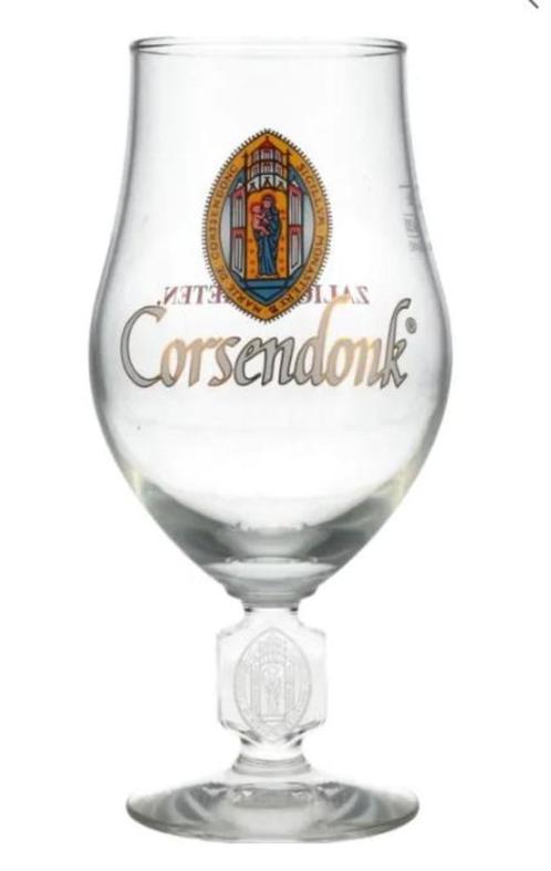 2 Corsendonk Bierkelken 33 cl., Verzamelen, Biermerken, Zo goed als nieuw, Glas of Glazen, Overige merken, Ophalen of Verzenden