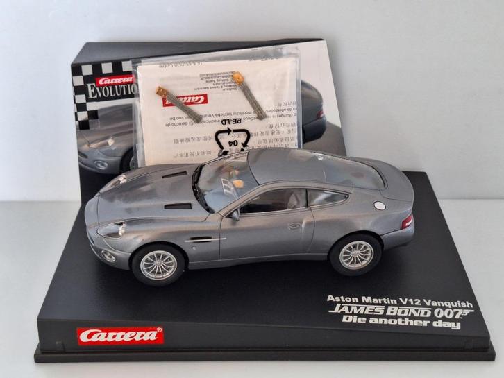 Carrera Evolution Aston Martin V12 Vanquish James Bond 25701, Kinderen en Baby's, Speelgoed | Racebanen, Nieuw, Racebaan, Elektrisch