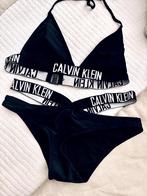 2-delige bikini Sét CALVIN KLEIN Logo/Letters Zwart/Wit M/38, Zwart, Ophalen of Verzenden, Zo goed als nieuw, Bikini