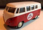1962 Volkswagen T1 Bus (rood-wit) AVIA – Welly 1:34, Ophalen of Verzenden, Gebruikt, Auto, Overige merken