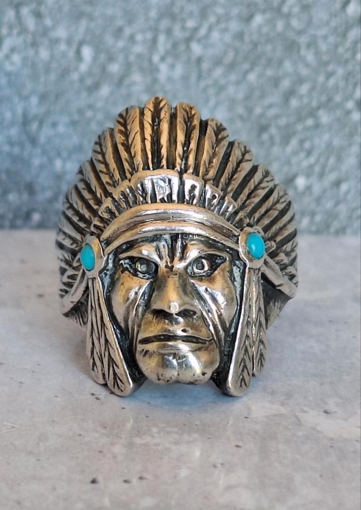 Sterling Silver Navajo ring, Sieraden, Tassen en Uiterlijk, Ringen, Zo goed als nieuw, Zilver, Zilver, Ophalen of Verzenden