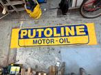 PUTOLINE Motor olie Vintage NOS Banner vlag vinyl, Ophalen of Verzenden, Zo goed als nieuw
