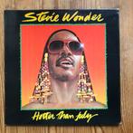 Stevie Wonder - Hotter Than July, Cd's en Dvd's, Vinyl | R&B en Soul, Ophalen of Verzenden, 1960 tot 1980, Zo goed als nieuw, 12 inch