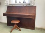 rippen piano, donker eiken, Muziek en Instrumenten, Ophalen, Zo goed als nieuw, Bruin, Piano