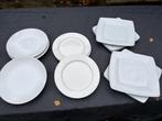 Bordenset diverse maten, Huis en Inrichting, Keuken | Servies, Ophalen, Zo goed als nieuw, Bord(en), Effen