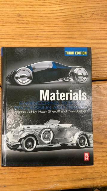 Materials engineering science processing and design Ashby beschikbaar voor biedingen