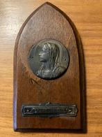 Medaillon / plaquette "Notre Dame de Lourdes"., Antiek en Kunst, Ophalen of Verzenden