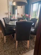 Eetkamerstoelen, Huis en Inrichting, Stoelen, Ophalen of Verzenden, Zo goed als nieuw, Zwart, Vijf, Zes of meer stoelen