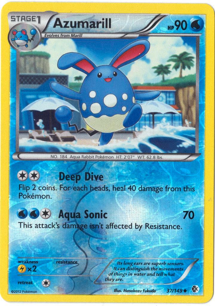 Boundaries Crossed,  Azumarill [reverse] 37/149, Hobby en Vrije tijd, Verzamelkaartspellen | Pokémon, Nieuw, Losse kaart, Verzenden