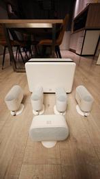 Complete Q Acoustics 5.1 set + Yamaha receiver – €600, Overige merken, Gebruikt, 70 watt of meer, Ophalen of Verzenden
